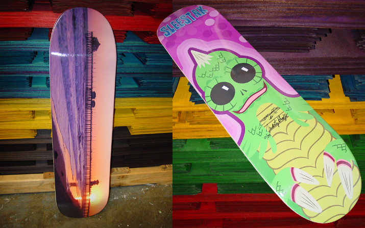 customize skateboards