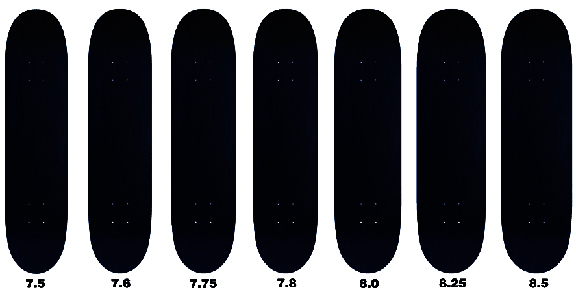 skateboard shapes